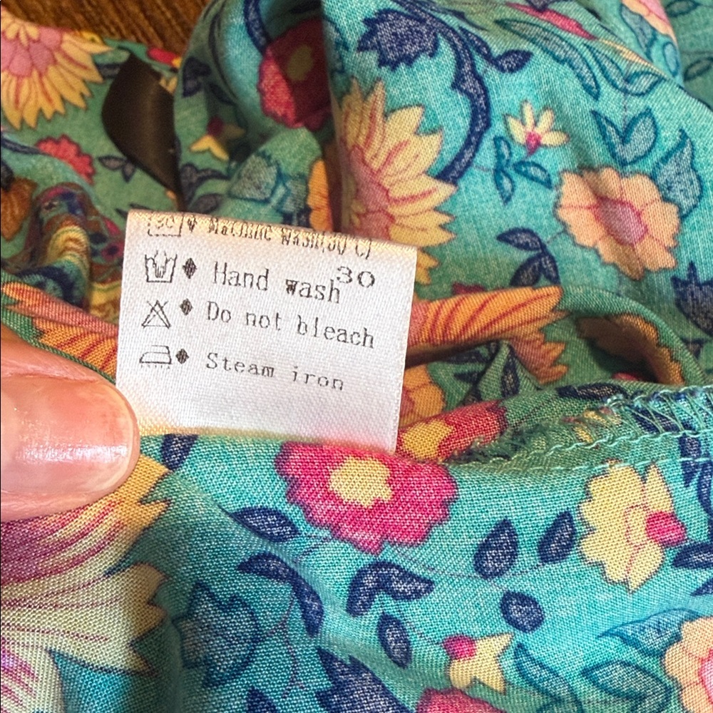 Floral Wrap Maxi Dress Boho style - Picture 6 of 6